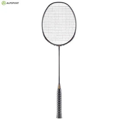 ALPSPORT BLACK XHP - ALP XHP 6U/G4  Badminton Racket With Grips [Full Carbon Fiber]- 1 PC BLACK
