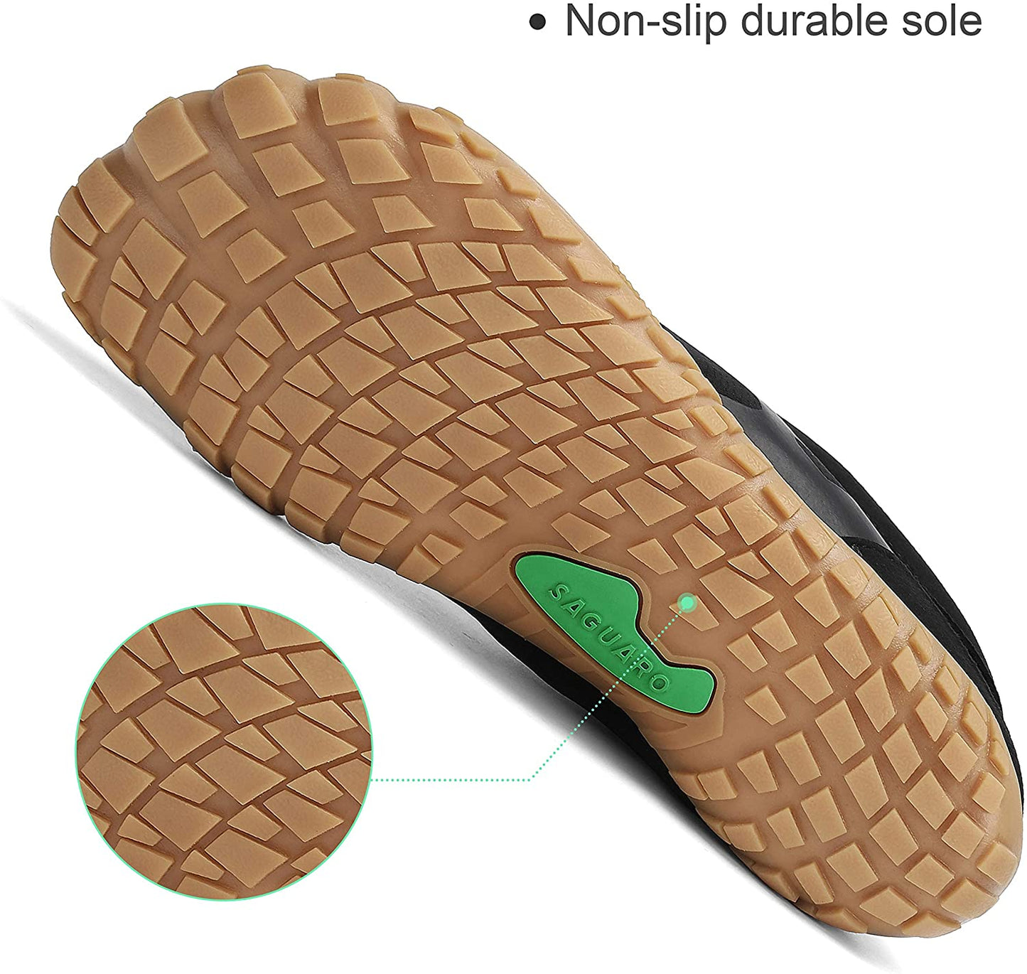 Saguaro Vitality III Breathable Minimalist Running Shoes - KHAKI