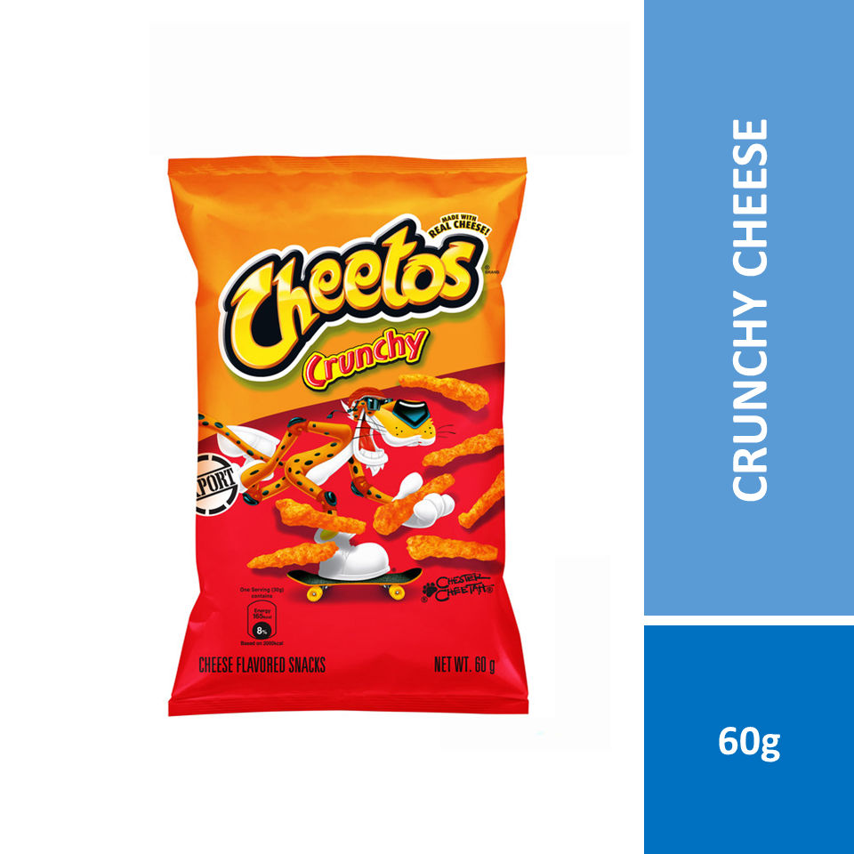 1 CASE Cheetos Crunchy Cheese Flavored Snack (60g x 24pcs)