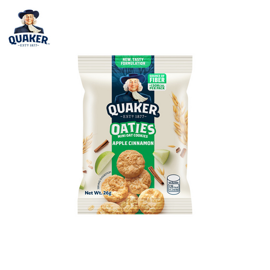1 CASE Quaker Oaties Mini Oats Cookie Apple Cinnamon (28g x 40pcs)
