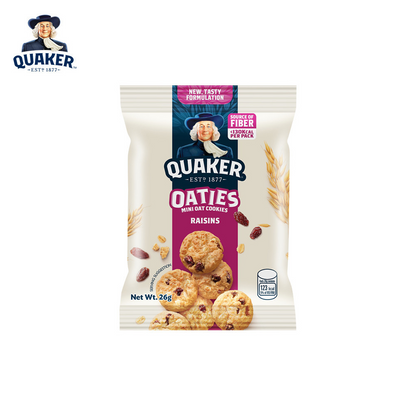 1 CASE Quaker Oaties Mini Oats Cookie Raisins (28g x 40pcs)