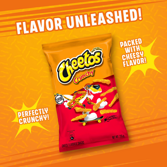 1 CASE Cheetos Crunchy Cheese Flavored Snack (60g x 24pcs)