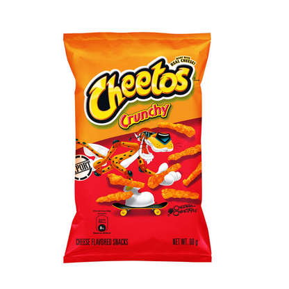 1 CASE Cheetos Crunchy Cheese Flavored Snack (60g x 24pcs)