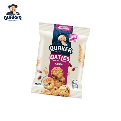 1 CASE Quaker Oaties Mini Oats Cookie Raisins (28g x 40pcs)