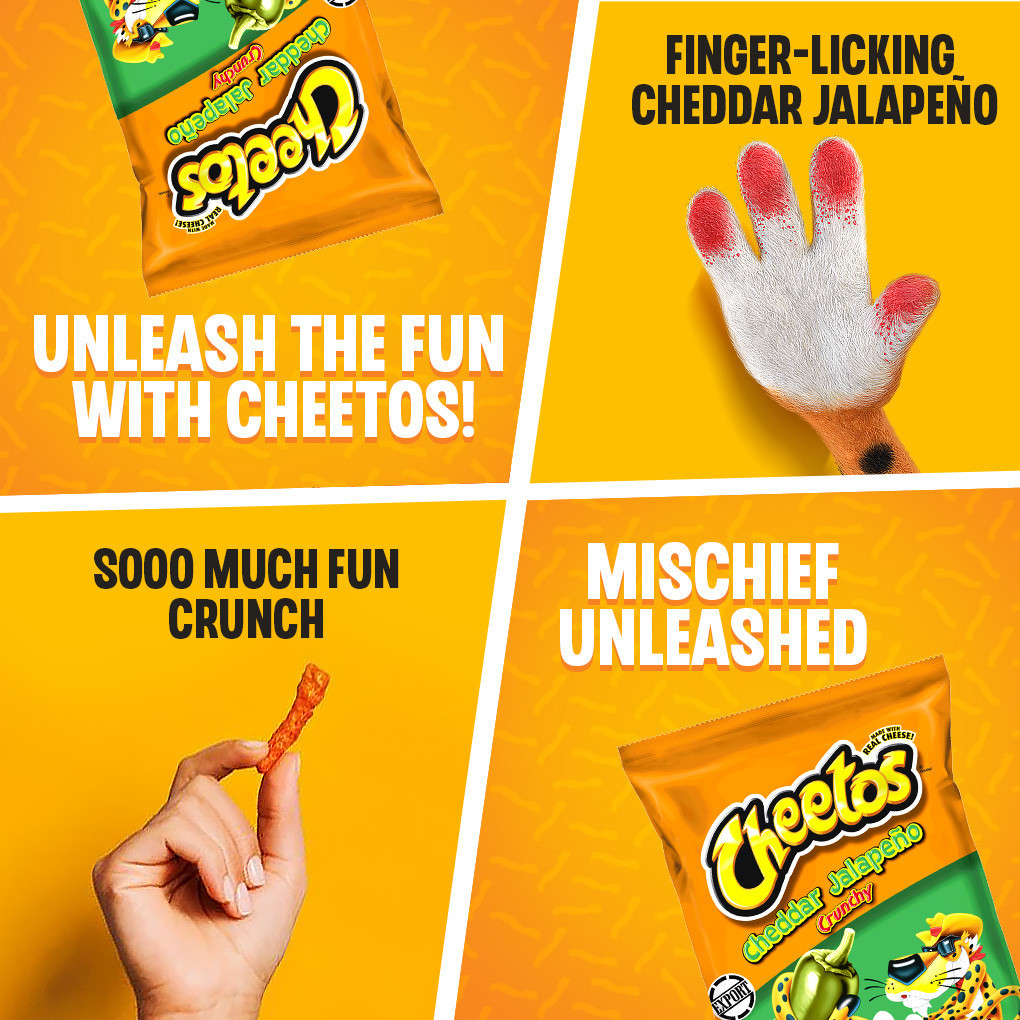 1 CASE Cheetos Crunchy Cheddar Jalapeño Cheese Flavored Snack (215g x 10pcs)