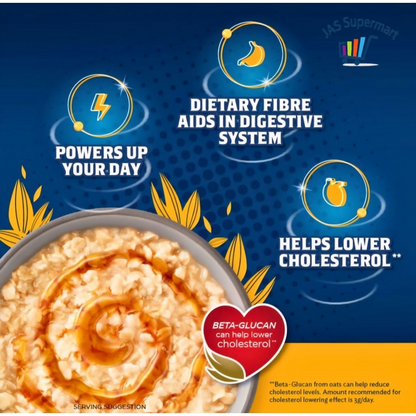 1 CASE - Quaker Banana & Honey Flavored Oats 500g x 24