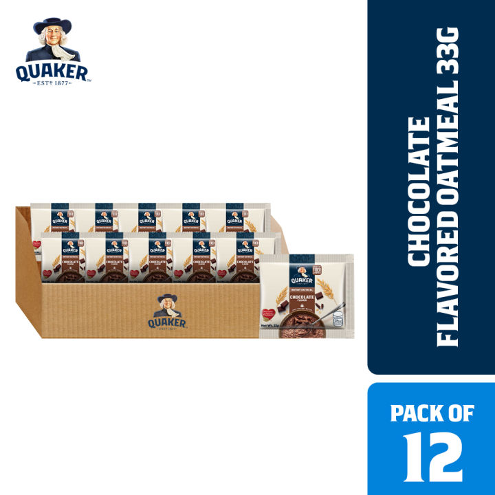 1 CASE Quaker Instant Oatmeal Chocolate Flavor (33g x 12) 10 packs