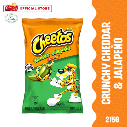1 CASE Cheetos Crunchy Cheddar Jalapeño Cheese Flavored Snack (215g x 10pcs)