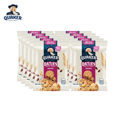 1 CASE Quaker Oaties Mini Oats Cookie Raisins (28g x 40pcs)