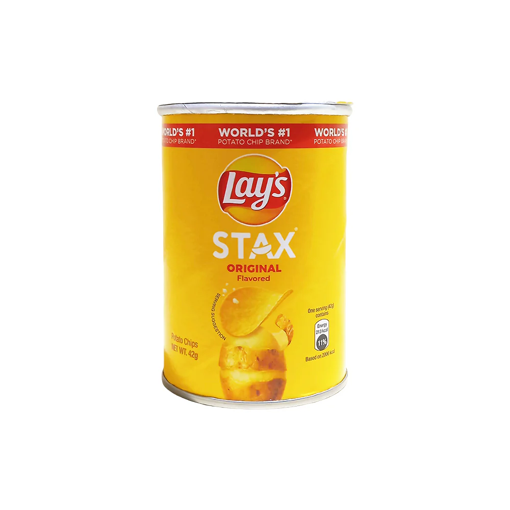 1 CASE Lays STAX Original Potato Chips (42g x 24pcs)