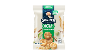 1 CASE Quaker Oaties Mini Oats Cookie Apple Cinnamon (28g x 40pcs)