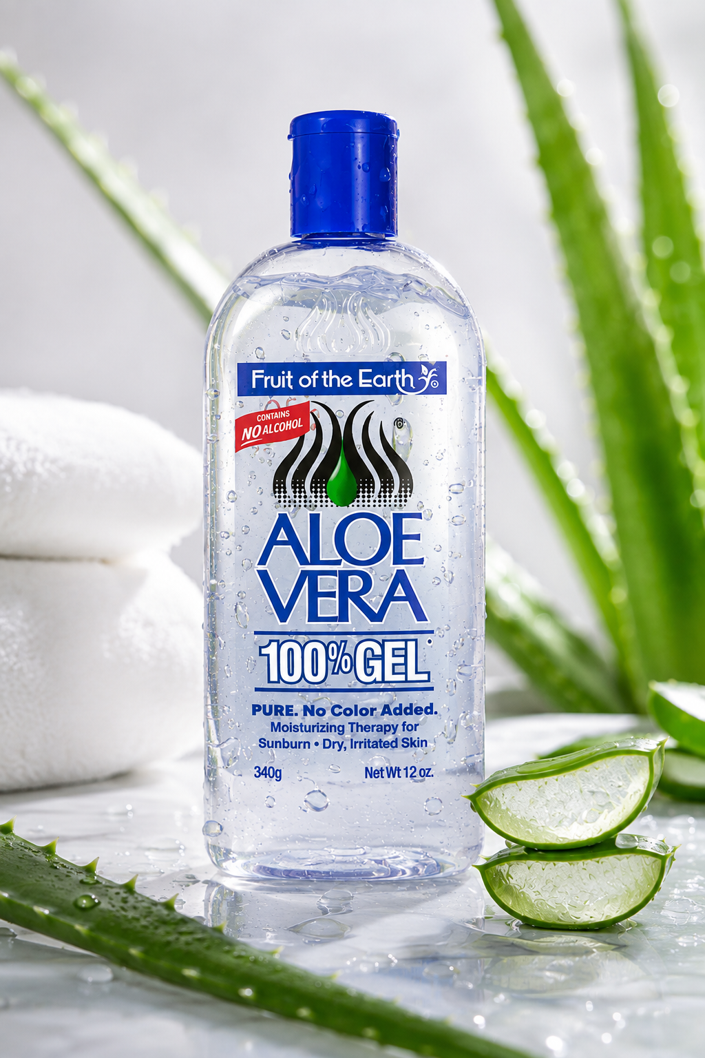 Fruit of the Earth 100% ALOE VERA Gel [340 grams]