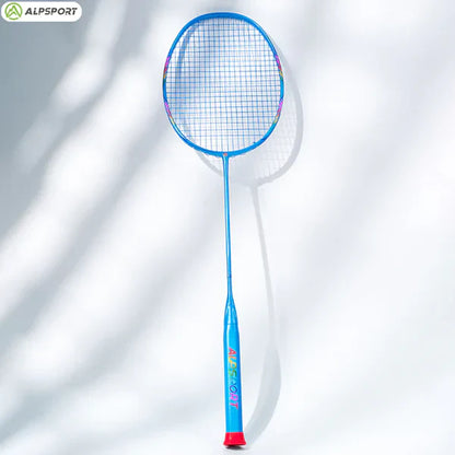 ALPSPORT ALP BBQ2.0 8U Badminton Racket 24-30Lbs [Super Light Titanium Alloy 100% Full Carbon Fiber] - 1PC