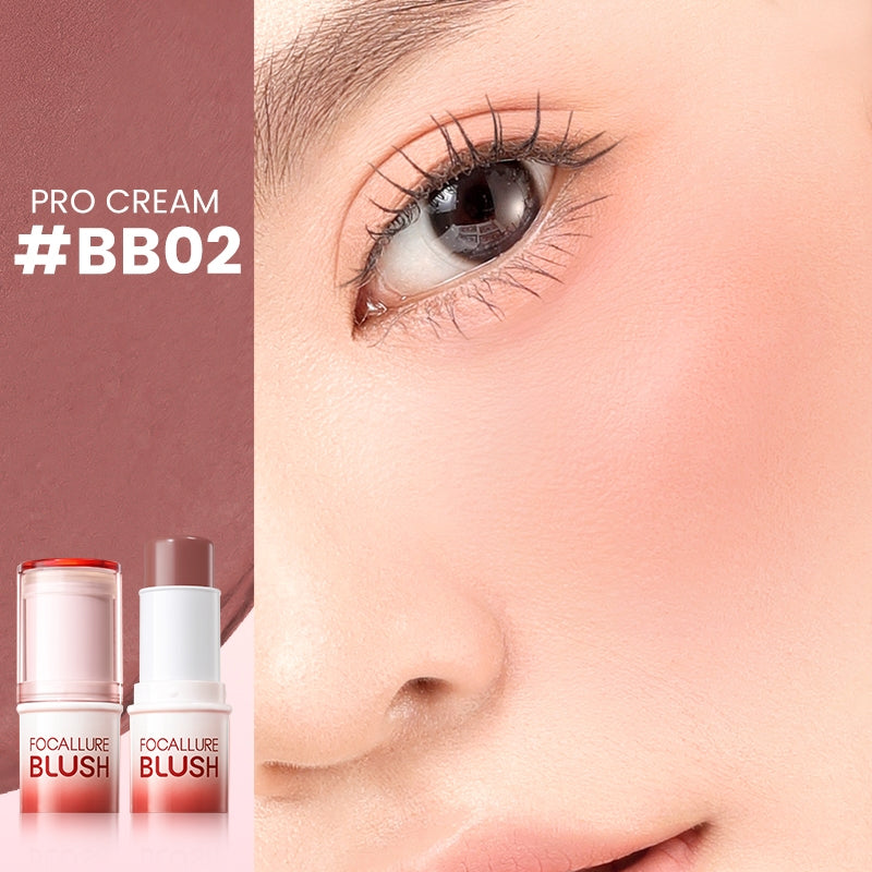 FOCALLURE Pro Cream Butter Blush [ Multi-use Stick ]