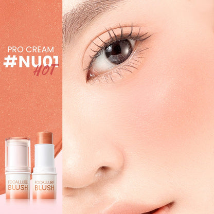 FOCALLURE Pro Cream Butter Blush [ Multi-use Stick ]