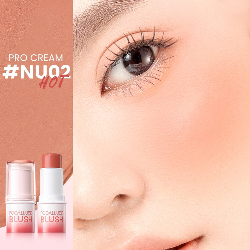 FOCALLURE Pro Cream Butter Blush [ Multi-use Stick ]
