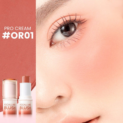 FOCALLURE Pro Cream Butter Blush [ Multi-use Stick ]