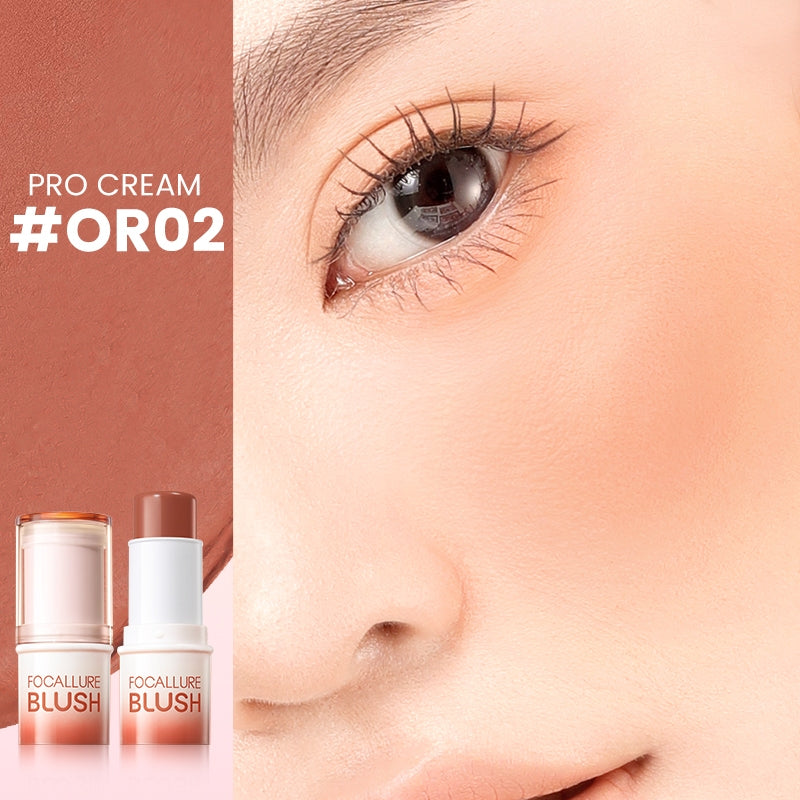 FOCALLURE Pro Cream Butter Blush [ Multi-use Stick ]