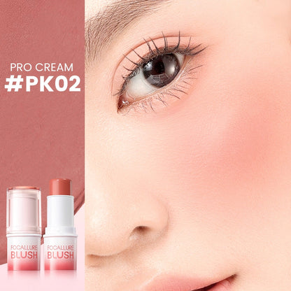 FOCALLURE Pro Cream Butter Blush [ Multi-use Stick ]