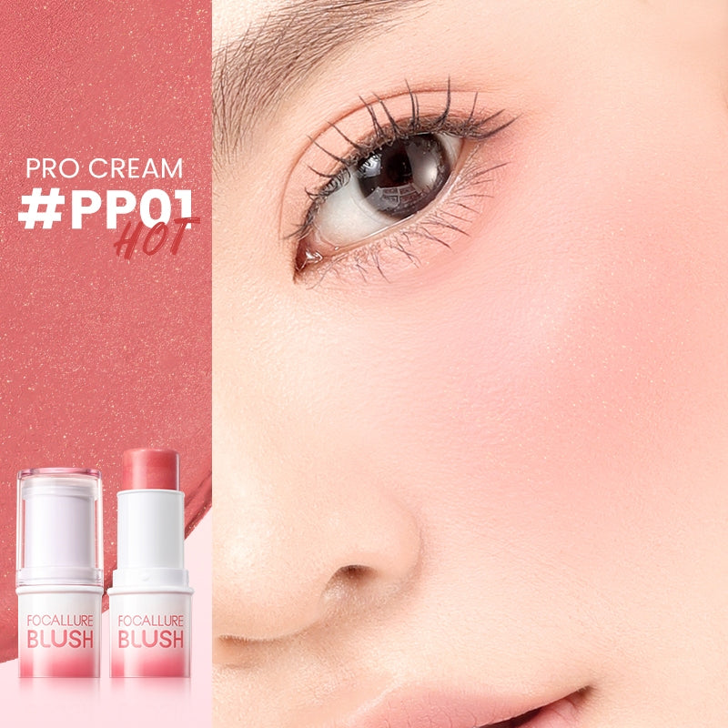 FOCALLURE Pro Cream Butter Blush [ Multi-use Stick ]