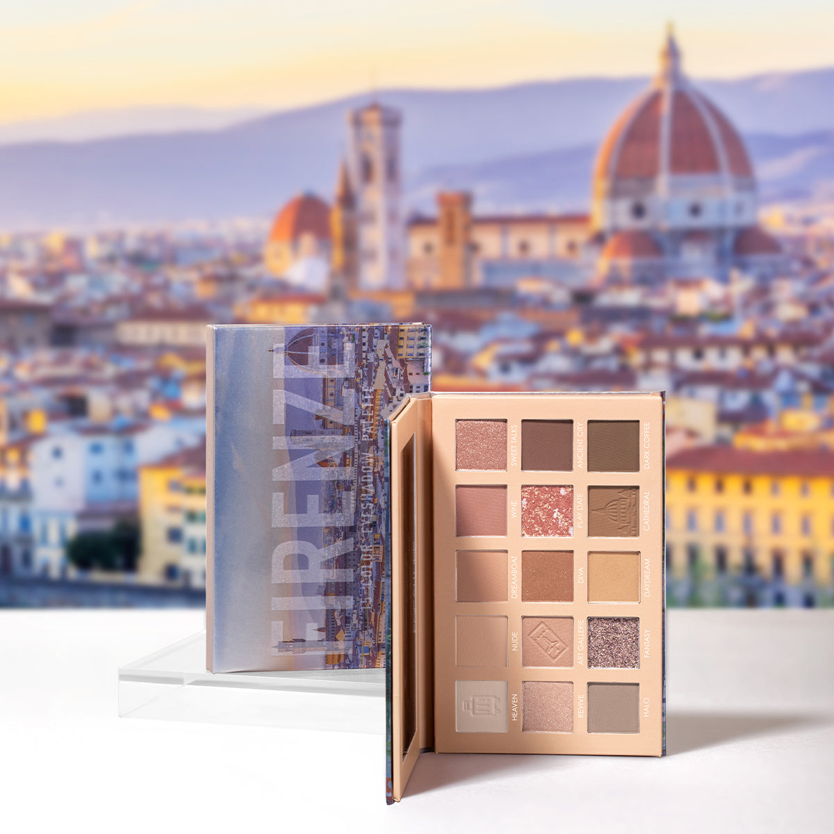 FOCALLURE FA100 Hi Firenze 15 Pan Eyeshadow Palette [ "Go travel" #8 ]