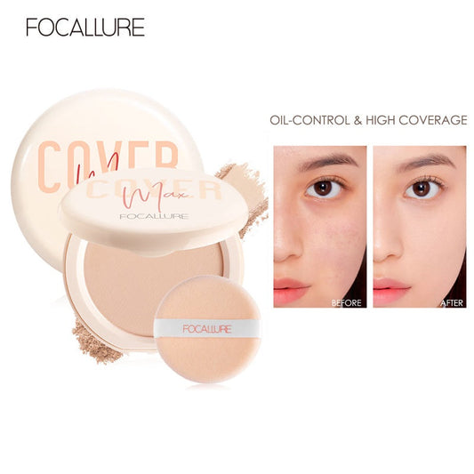 FOCALLURE Covermax Two Way Cake Powder Foundation