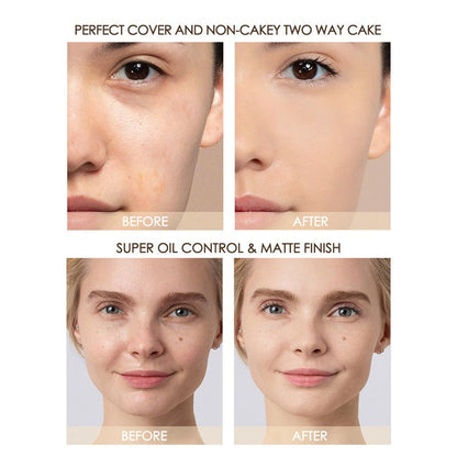 FOCALLURE Covermax Two Way Cake Powder Foundation