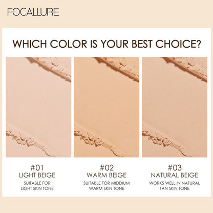 FOCALLURE Covermax Two Way Cake Powder Foundation