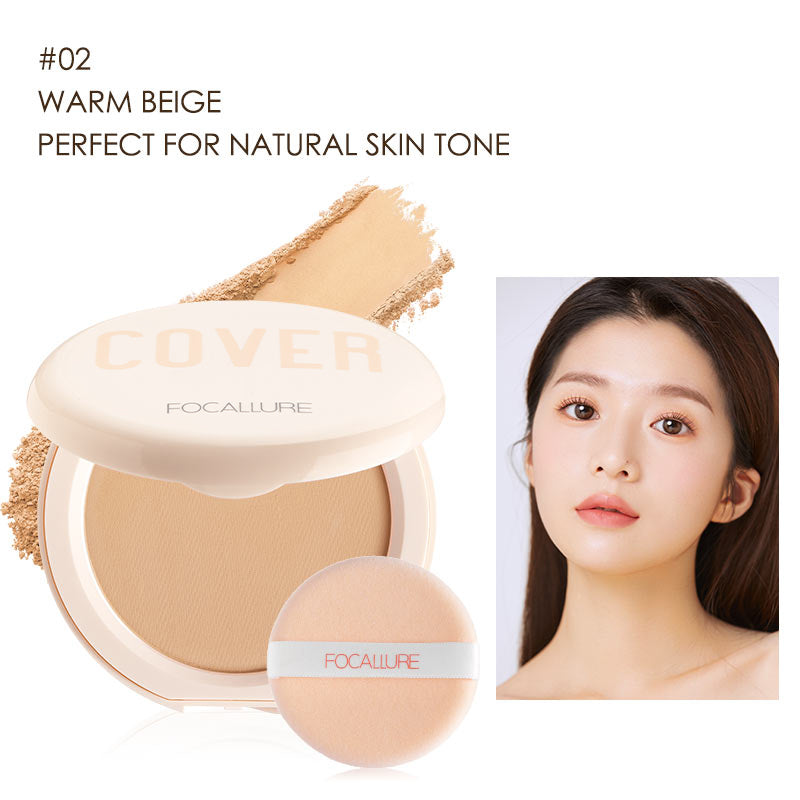 FOCALLURE Covermax Two Way Cake Powder Foundation