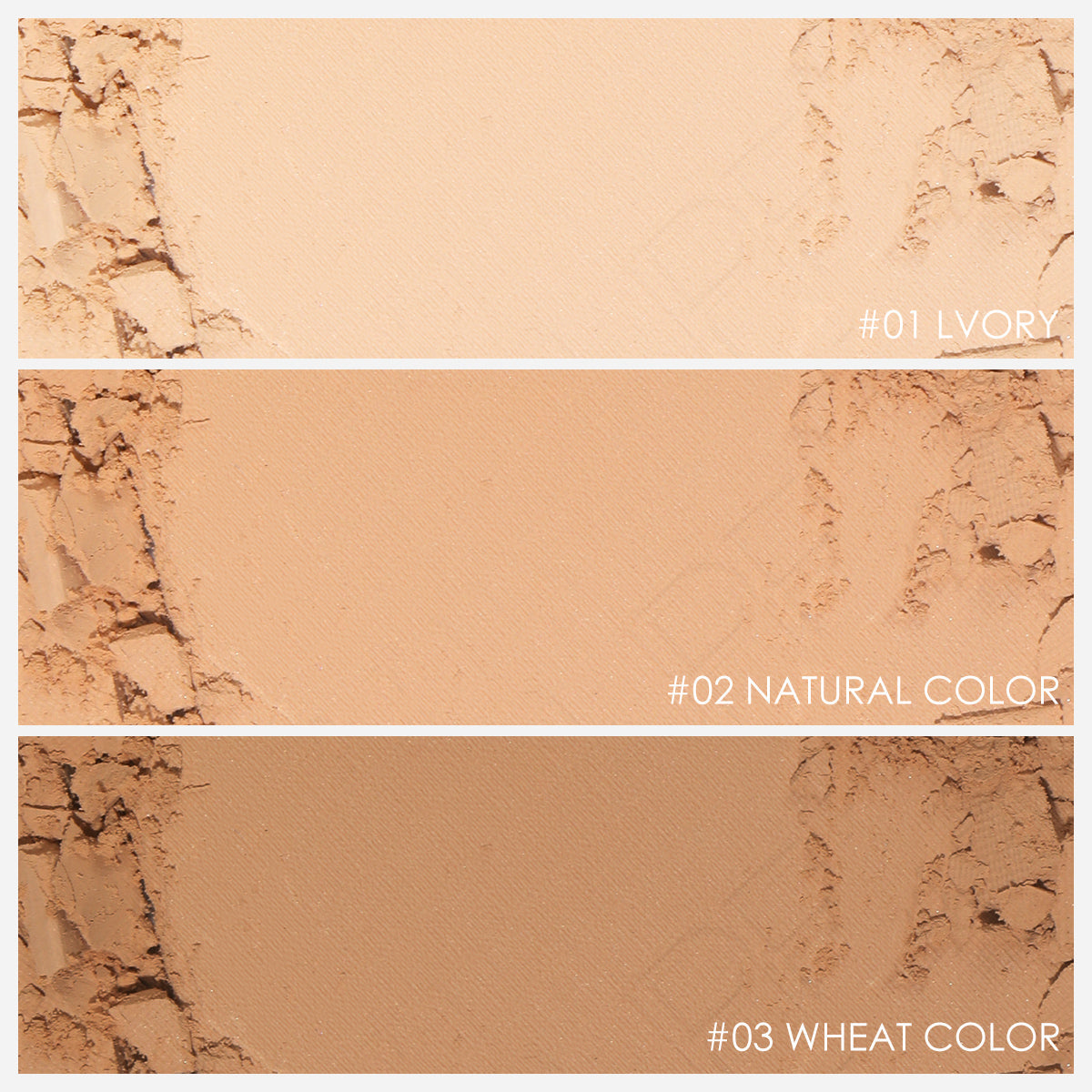 FOCALLURE Waterproof Flawless Pressed Powder  [ Longlasting base Makeup ]