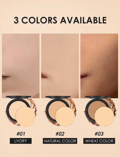 FOCALLURE Waterproof Flawless Pressed Powder  [ Longlasting base Makeup ]