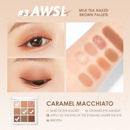 FOCALLURE New 9 Colors Eye shadow Palette