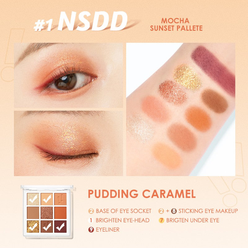 FOCALLURE New 9 Colors Eye shadow Palette