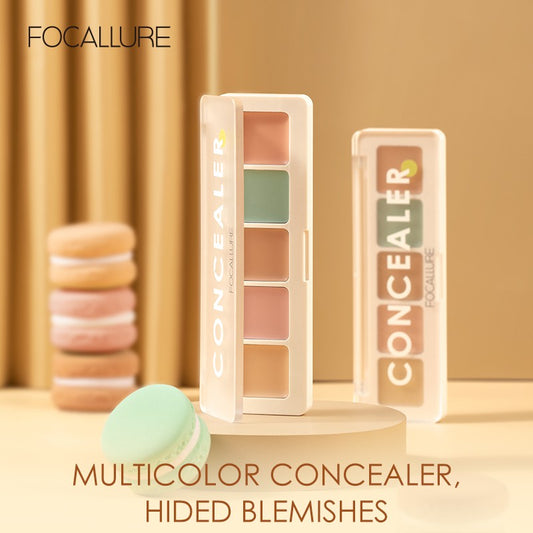 FOCALLURE [ 5 COLOR CORRECTOR ] Concealer Palette