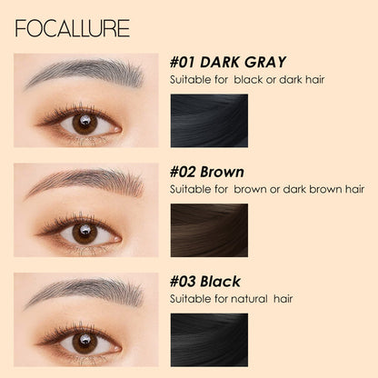 FOCALLURE Automatic Eyebrow Pencil [ Smudge proof, Fade proof and Waterproof ]