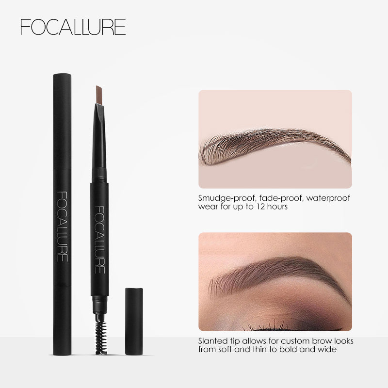 FOCALLURE Automatic Eyebrow Pencil [ Smudge proof, Fade proof and Waterproof ]