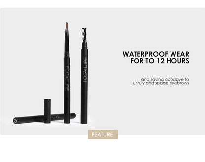 FOCALLURE Automatic Eyebrow Pencil [ Smudge proof, Fade proof and Waterproof ]