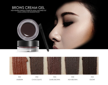 FOCALLURE Multi Pro Duo Eyebrow Cream + Gel [ Quick dry and Waterproof ]