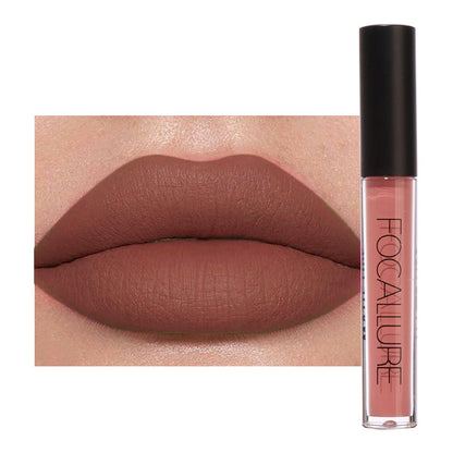 FOCALLURE Ultra Matte Waterproof Liquid Lipstick  [ Long wearing, Smudge proof and Waterproof ]
