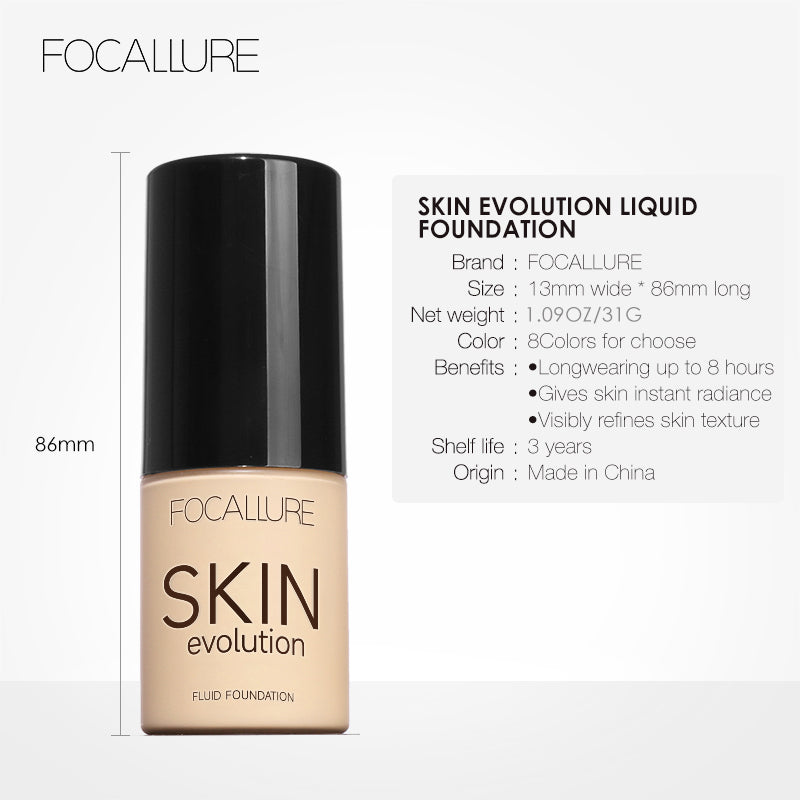 FOCALLURE Long Lasting Fluid Foundation