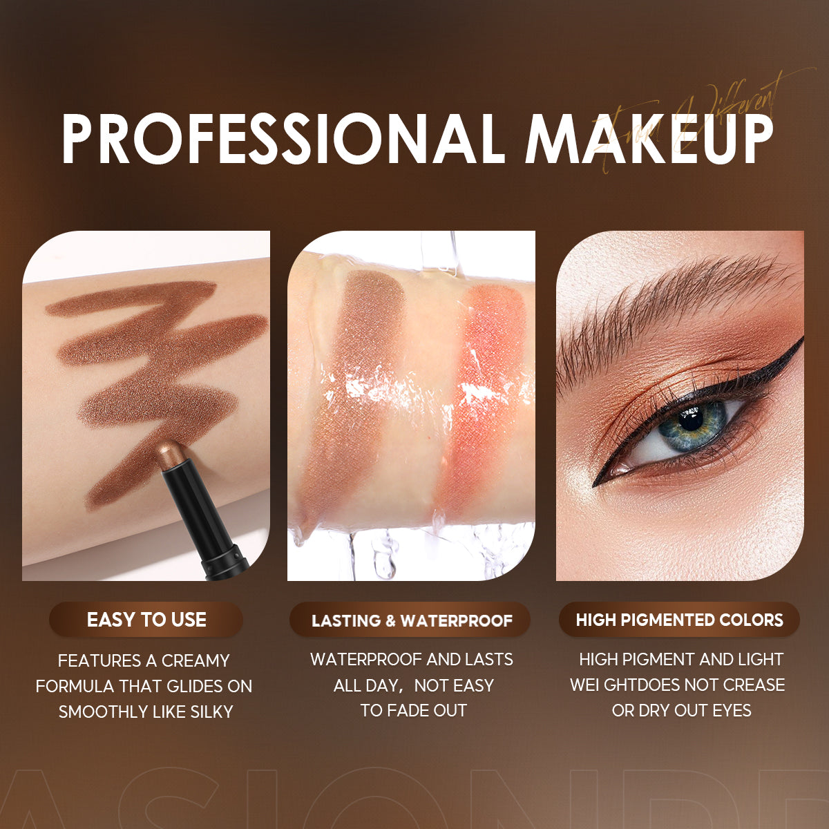 FOCALLURE Longwear Eyeshadow pencil & Liner Combination