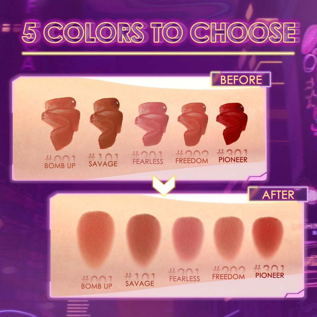 FOCALLURE Switch Mode Airy Matte Lip Tint [ Long-Lasting Transfer-Proof ]