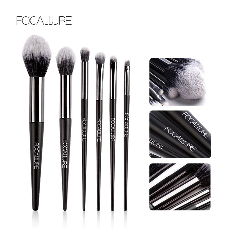 FOCALLURE FA70 6pcs Makeup Brush [ NO BAG ]