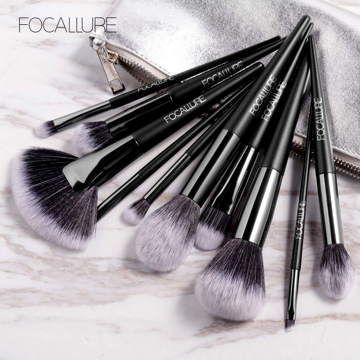 FOCALLURE FA70 10pcs Makeup Brush [ WITH BAG ]