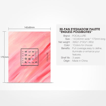 FOCALLURE FA82 30-Pan Eyeshadow Palette  [ "Endless Possibilites" Collection #C30 ]