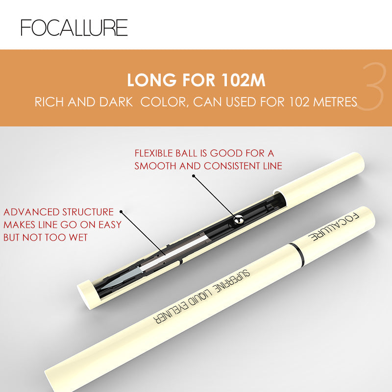 FOCALLURE FA91 Superfine Liquid Eyeliner [ Waterproof ]