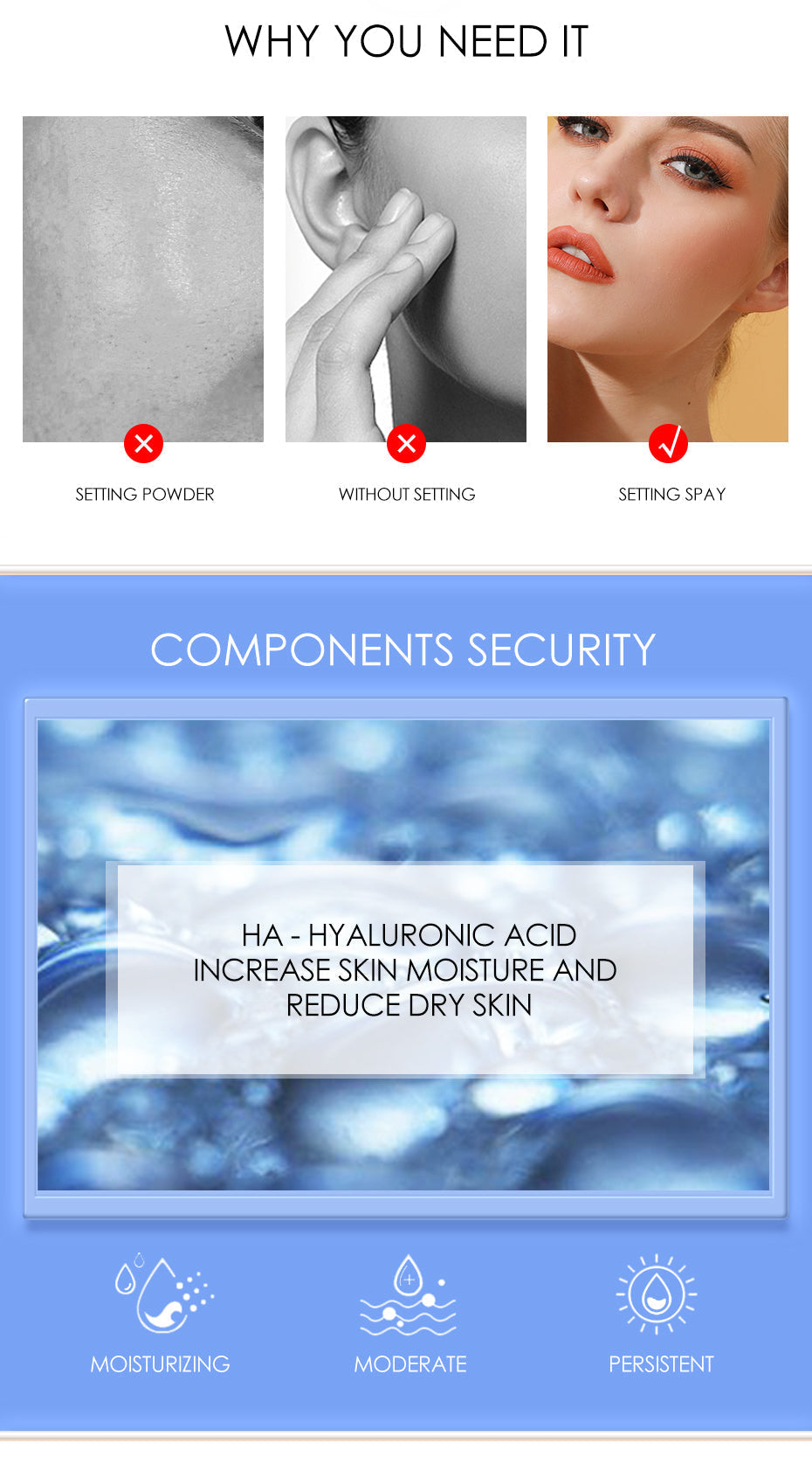 FOCALLURE  FA960 Makeup Setting Spray [ Reduce dry skin ]