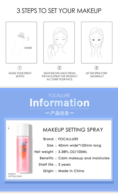 FOCALLURE  FA960 Makeup Setting Spray [ Reduce dry skin ]