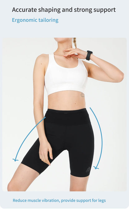Aonijie FW5149 Women's Running Compression Shorts - BLACK