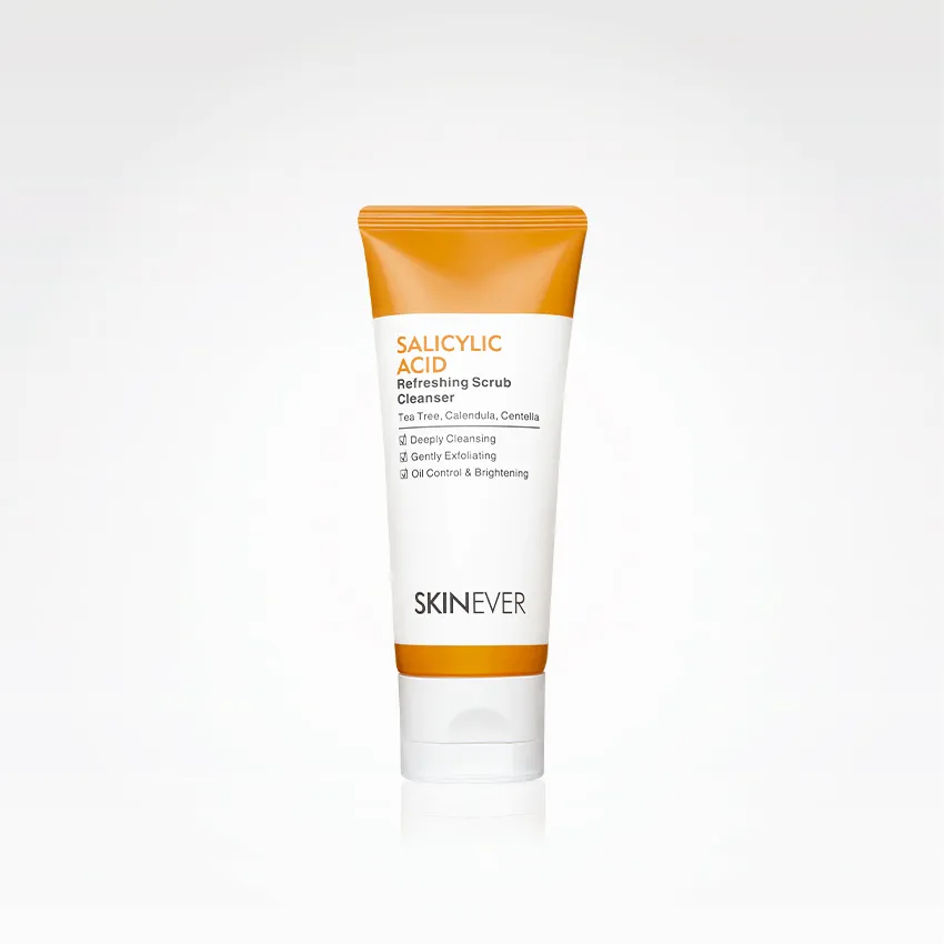 SKINEVER Salicylic Acid Refreshing Scrub Cleanser 75ml [Deep Cleansing Exfoliating Cleanser]